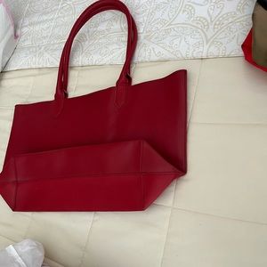 Bloomingdale’s red Tote